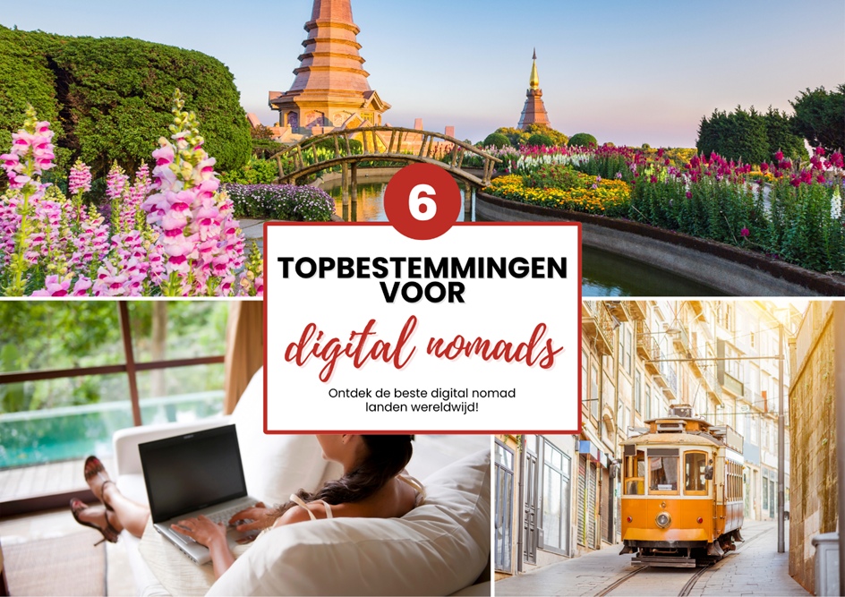 Topbestemmingen voor Digital Nomads